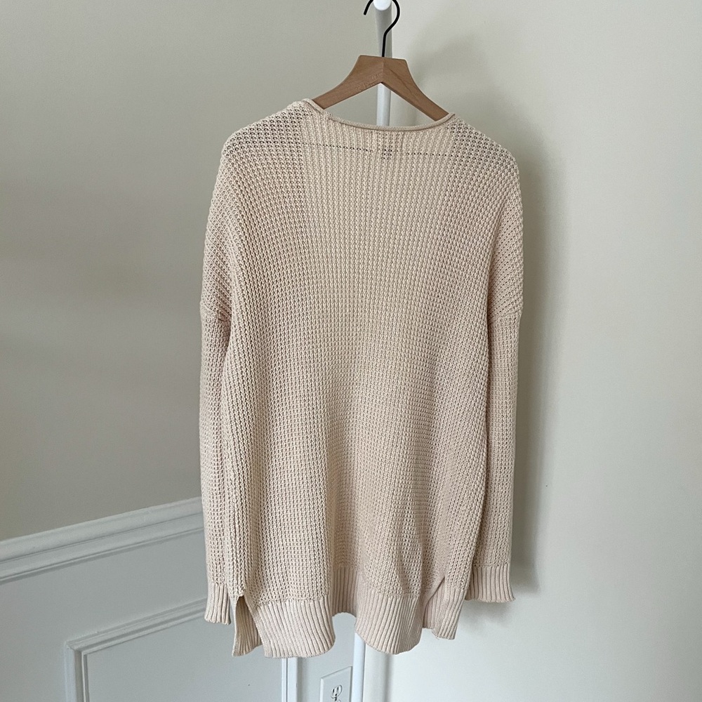 Universal Thread Waffle Knit Duster Cardigan Swea… - image 6